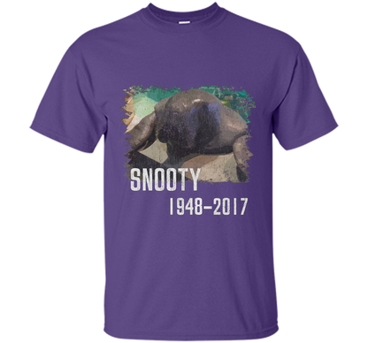 Snooty The Manatee T-shirt Purple