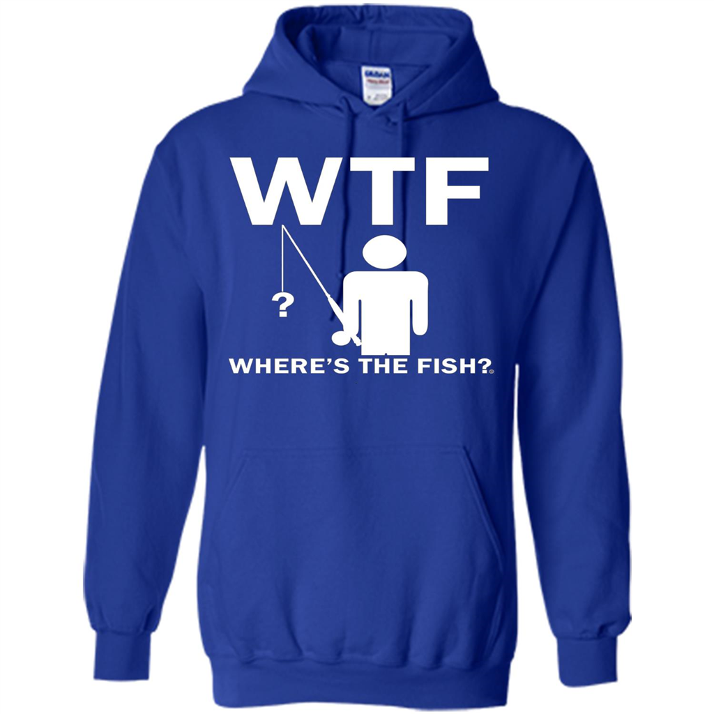 Fishing T-shirt Where's The Fish Royal