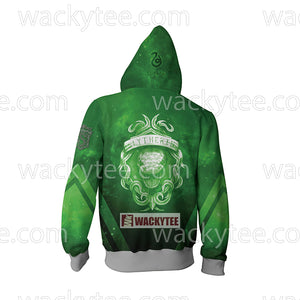 The Cunning Slytherin Harry Potter New Look Zip Up Hoodie