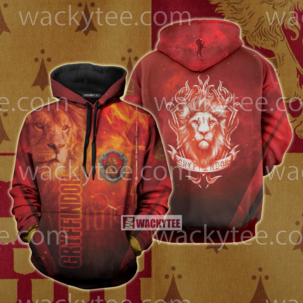 The Brave Gryffindor Harry Potter New Look 3D Hoodie