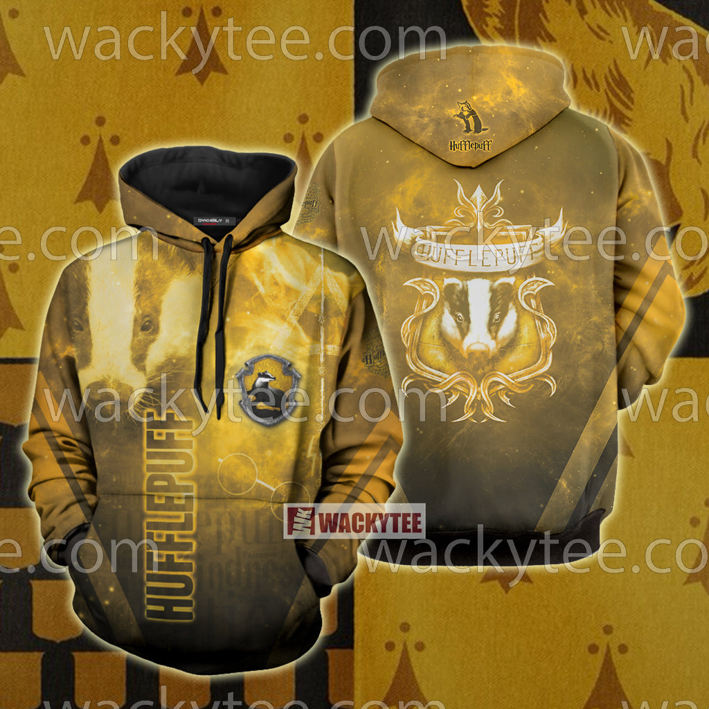 The Just Hufflepuff Harry Potter New Look 3D Hoodie
