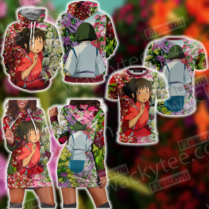 Spirited Away Ogino Chihiro And Haku 3D Hoodie