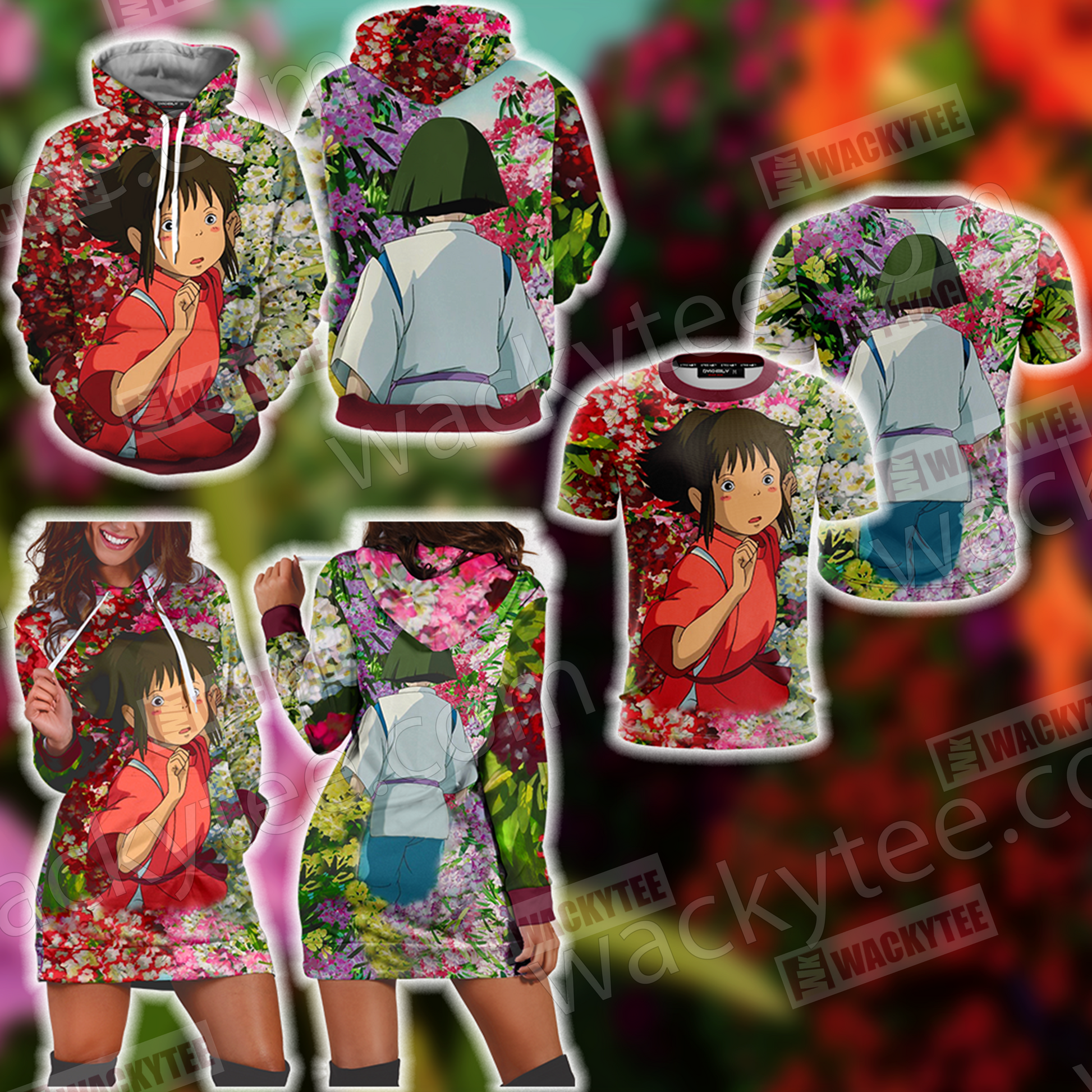 Spirited Away Ogino Chihiro And Haku 3D T-shirt