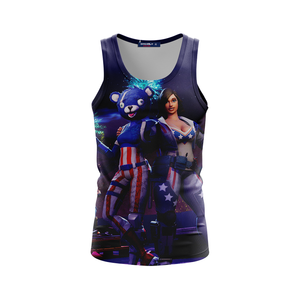 Fortnite Fireworks Team Leader 3D Tank Top