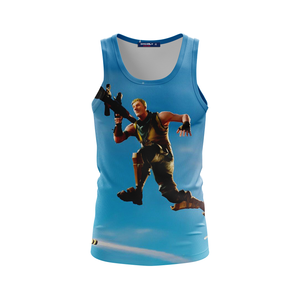 Fortnite Survivalist Jonesy Skin 3D Tank Top