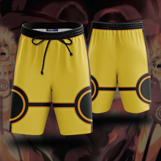 Anime Naruto Six Paths Sage Mode Beach Short