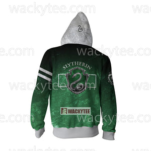 Slytherin The Results Validate The Deep Zip Up Hoodie