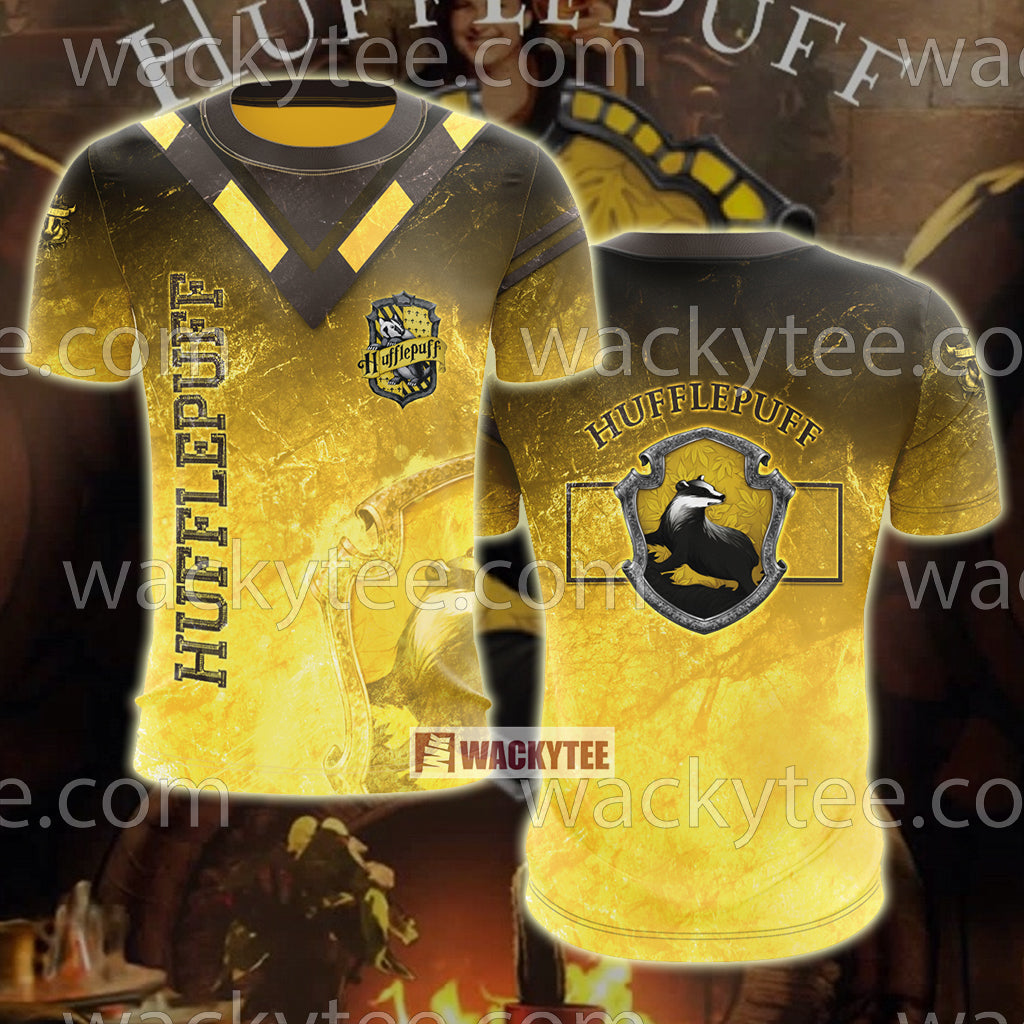 Hufflepuff My Honor Is My Loyalty Unisex 3D T-shirt
