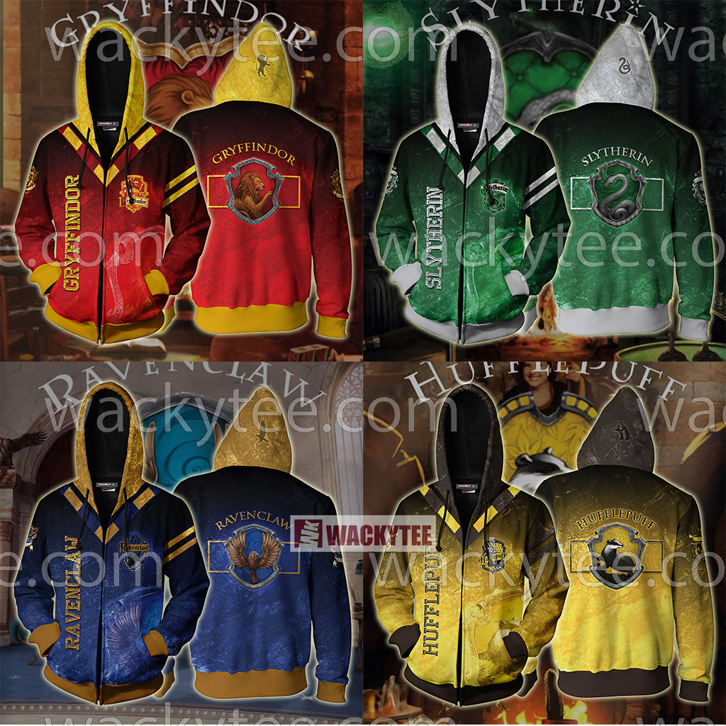Hufflepuff My Honor Is My Loyalty Unisex Zip Up Hoodie