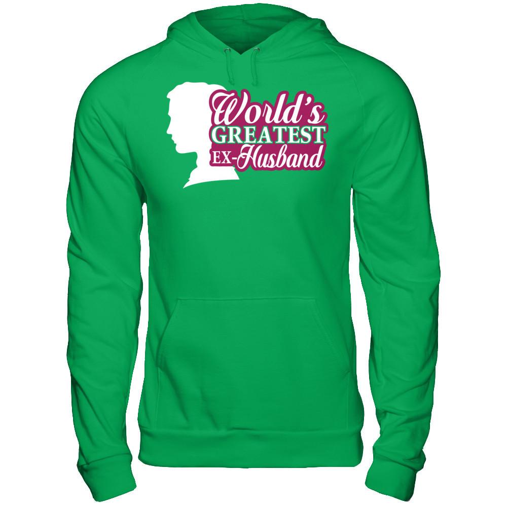 World's Greatest Ex-Husband Gildan - Pullover Hoodie Irish Green