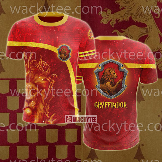 Gryffindor House Harry Potter New Unisex 3D T-shirt T-shirt