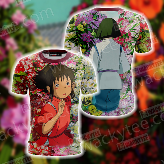 Spirited Away Ogino Chihiro And Haku 3D T-shirt