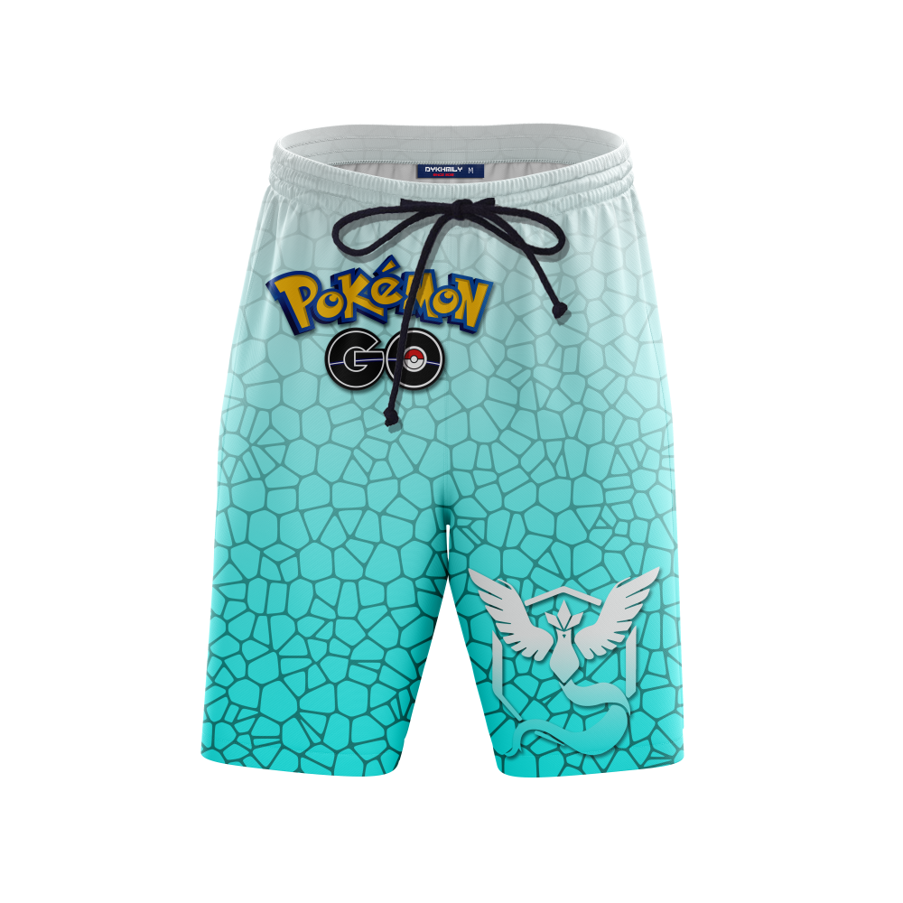 Pokemon Go Articuno Team Mystic Beach Short
