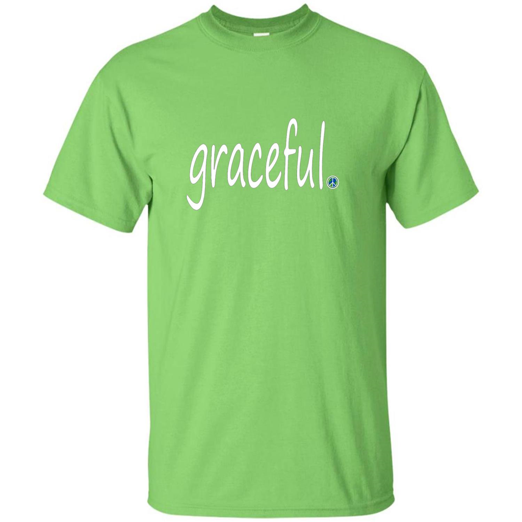 Graceful T-shirt World Peace Point Lime