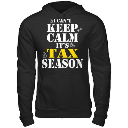 I Can't Keep Calm It's Tax Season T-shirt Gildan - Pullover Hoodie Black