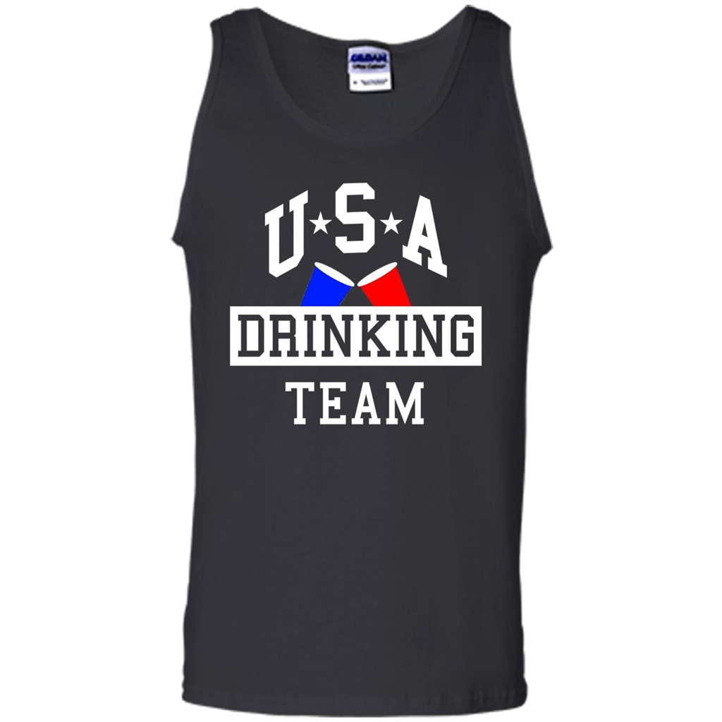 Independence Day T-shirt USA Drinking Team Black