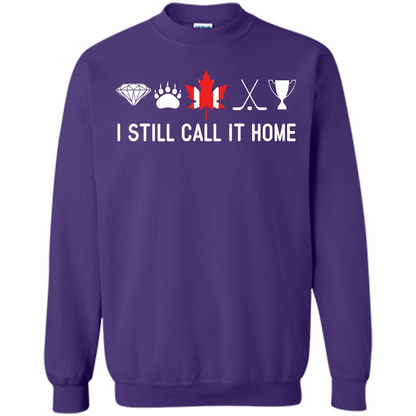 Canada T-shirt I Still Call It Home T-shirt Purple