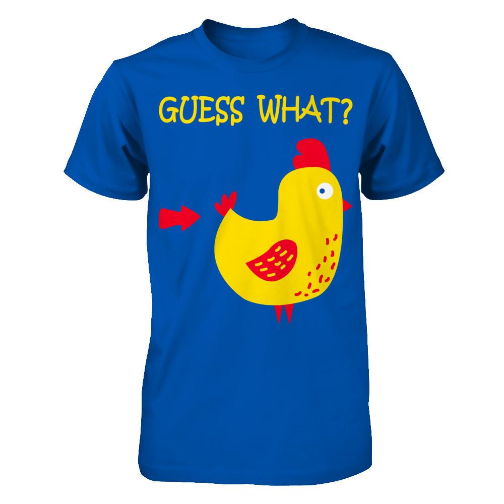 Guess What T-shirt Next Level - Unisex Fitted Tee Royal