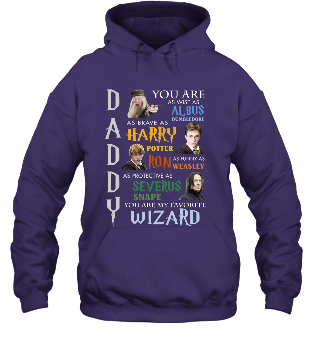 Daddy - You Are My Favorite Wizard Harry Potter Hoodie Hoodie Purple