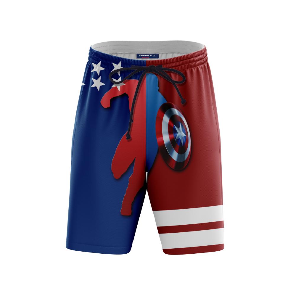 Captain America Beach Shorts