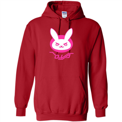 Overwatch D.VA Bunny Spray T-shirt Red