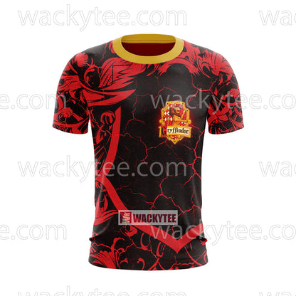 Hogwarts Brave Like A Gryffindor Harry Potter New Unisex 3D T-shirt