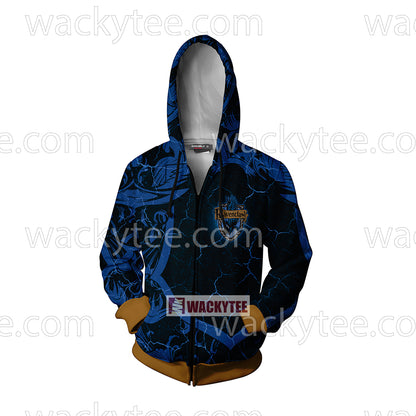 Hogwarts Wise Like A Ravenclaw Harry Potter New Zip Up Hoodie