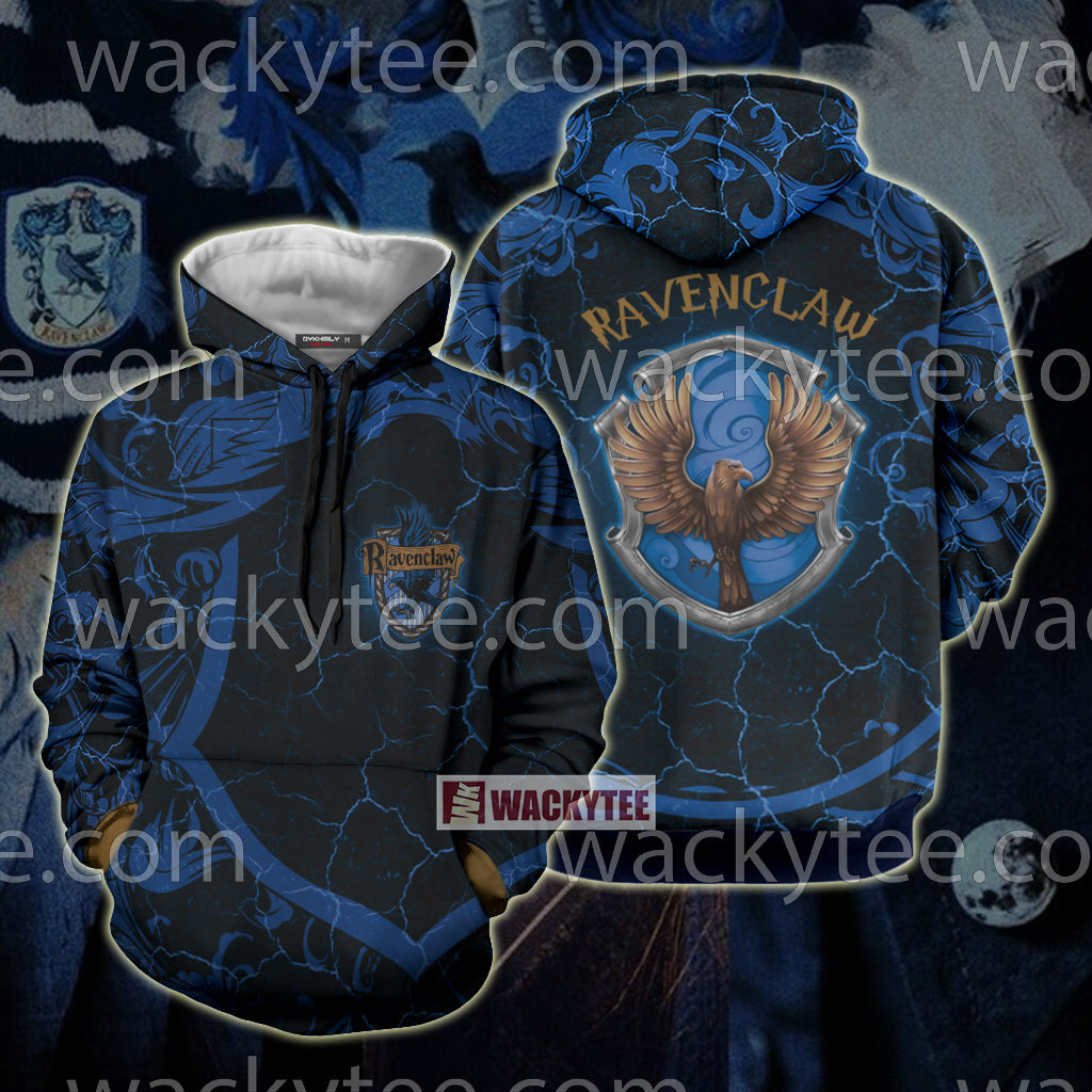 Hogwarts Wise Like A Ravenclaw Harry Potter New 3D Hoodie