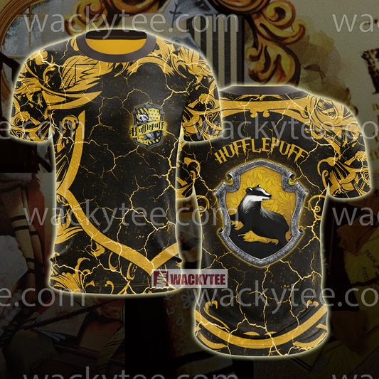 Hogwarts Loyal Like A Hufflepuff Harry Potter New Unisex 3D T-shirt