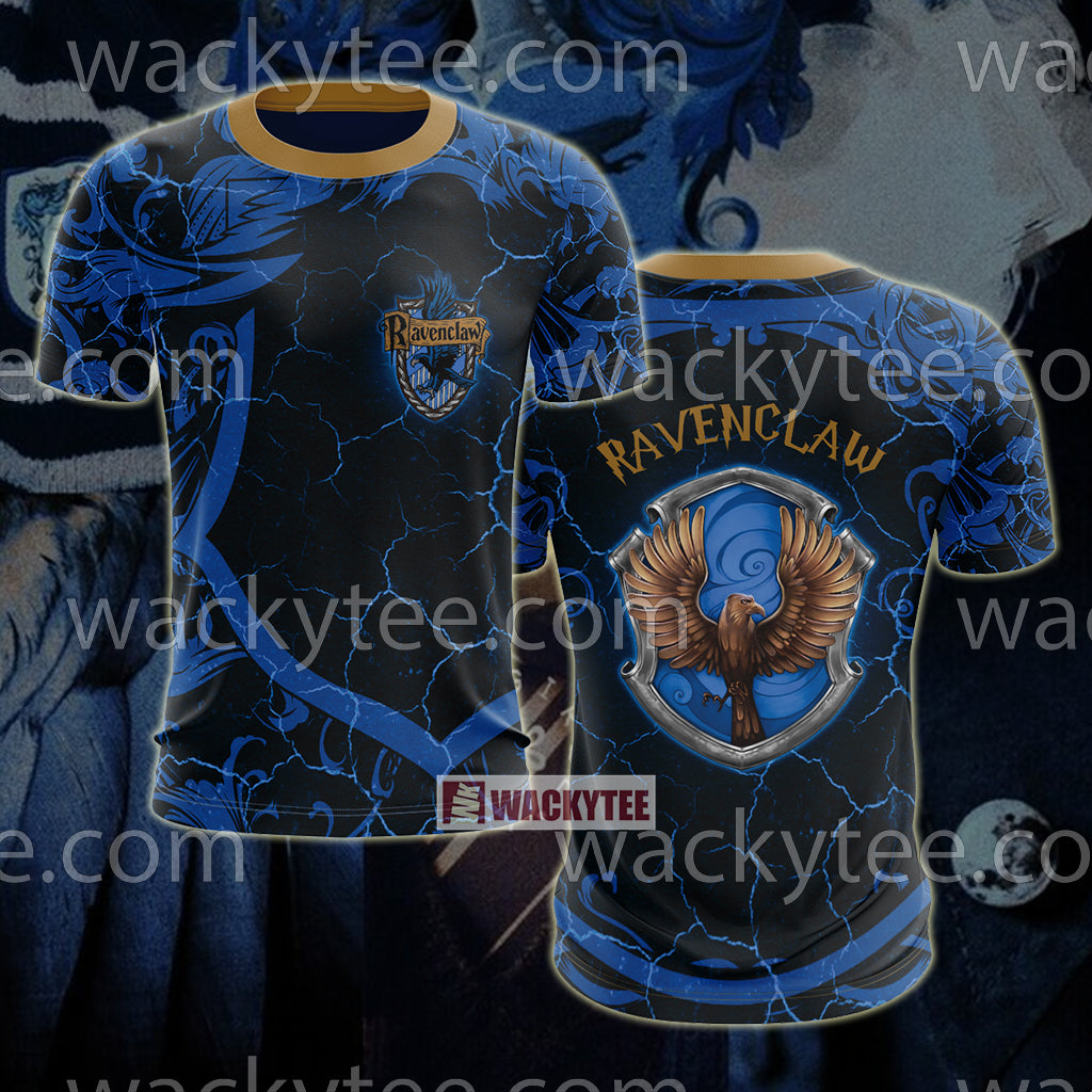 Hogwarts Wise Like A Ravenclaw Harry Potter New Unisex 3D T-shirt