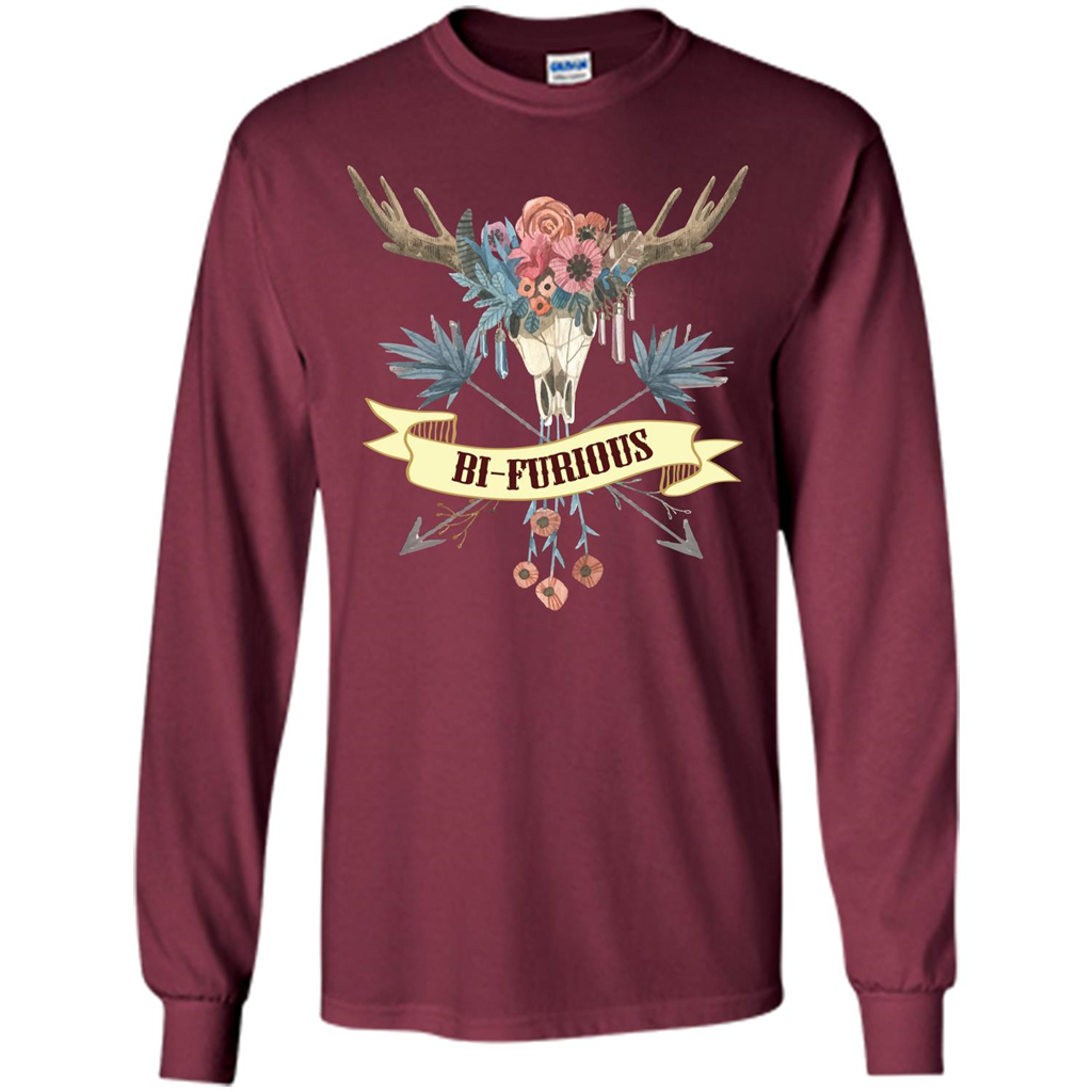 Be Furious T-shirt Maroon
