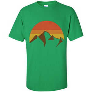 Mountain And Fall Sun T-shirt