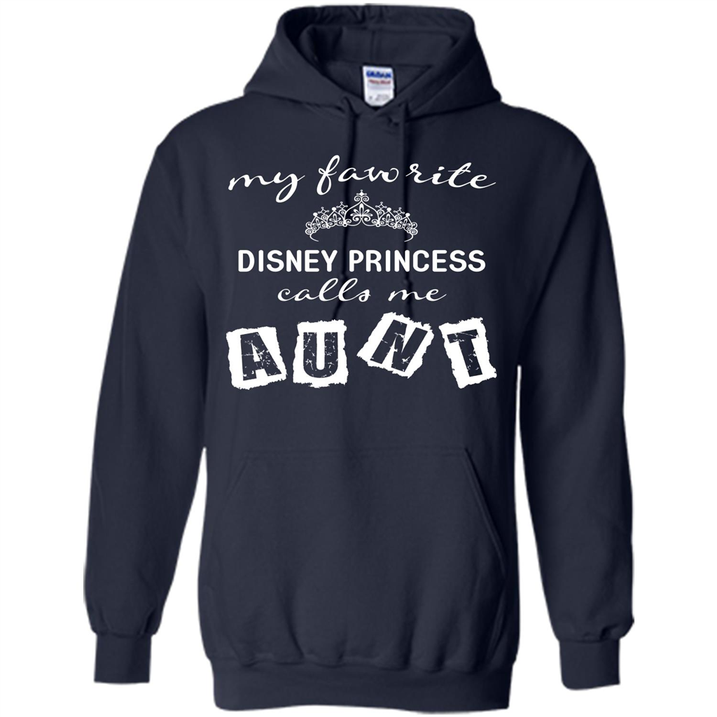 Disney Aunt T-shirt My Favorite Disney Princess Calls Me Aunt Navy