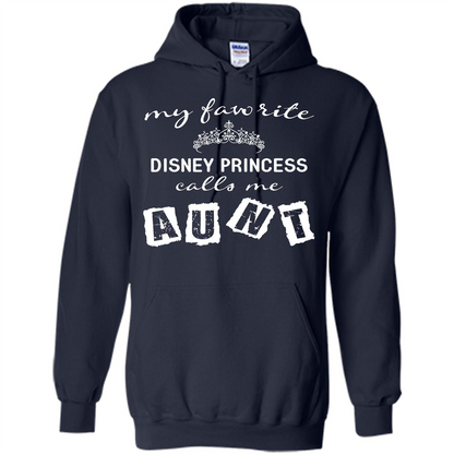 Disney Aunt T-shirt My Favorite Disney Princess Calls Me Aunt Navy