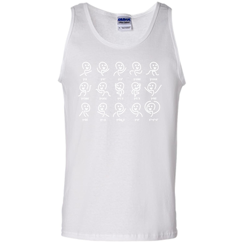 Math Lover T-shirt Algebra Dance Funny Graph Figures Math Equation White