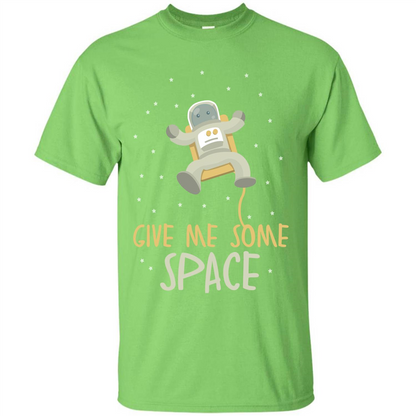 Astronaut T-shirt Give Me Some Space T-shirt Lime