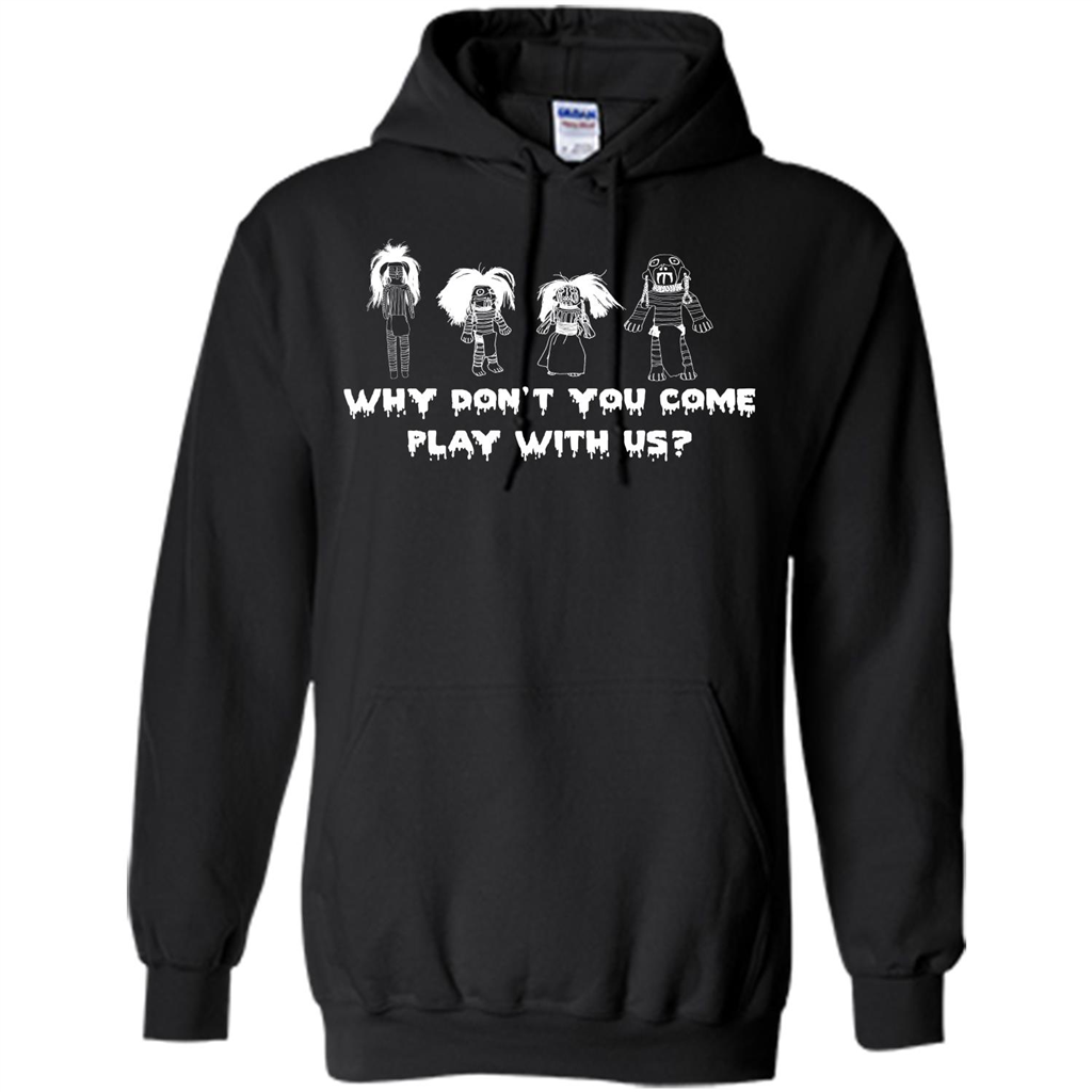 Halloween Creepy Dolls T-Shirt Dolls Black
