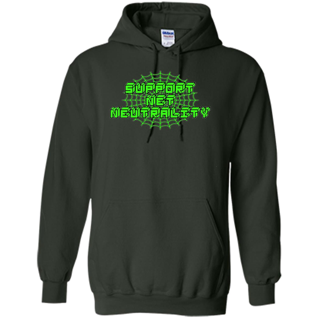 Support Net Neutrality T-shirt Forest Green