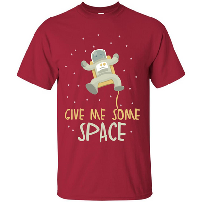 Astronaut T-shirt Give Me Some Space T-shirt Cardinal