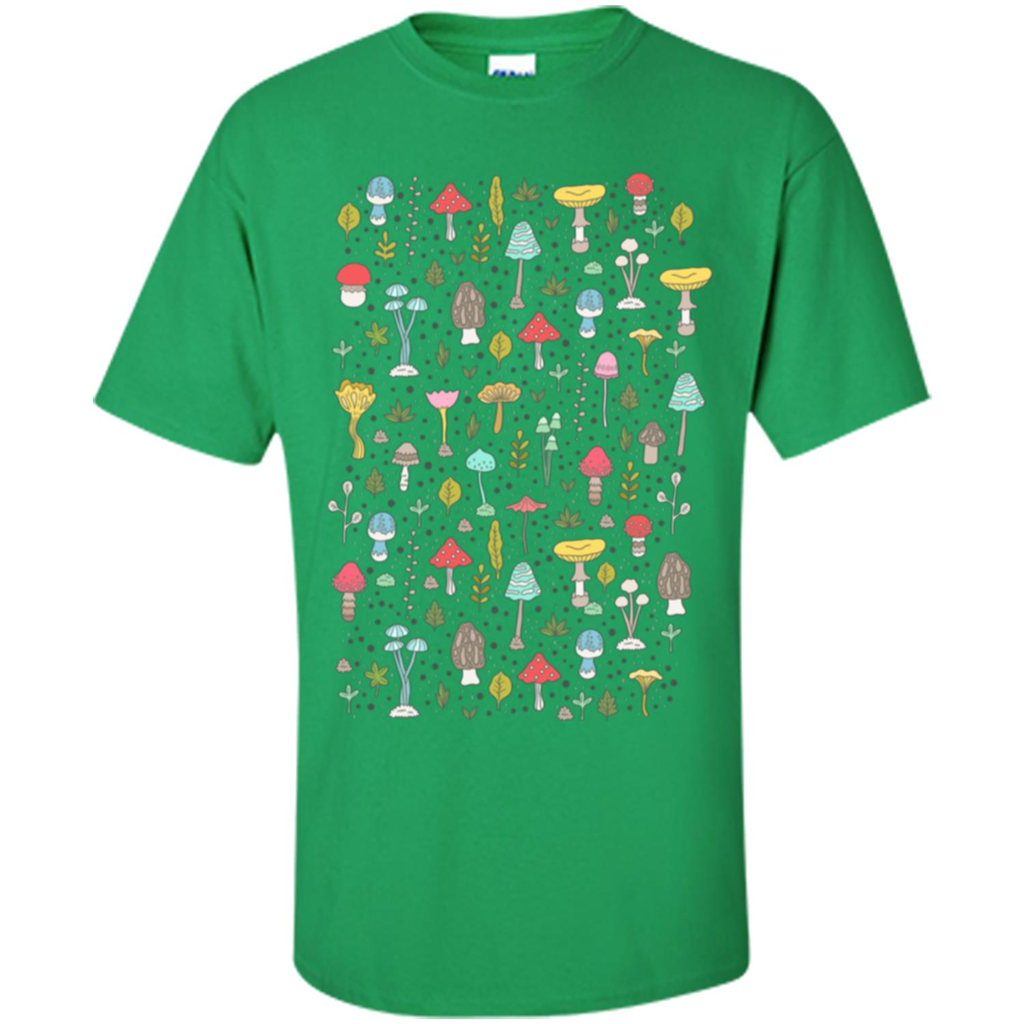 Mushrooms T-Shirt Irish Green