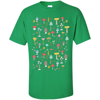 Mushrooms T-Shirt Irish Green