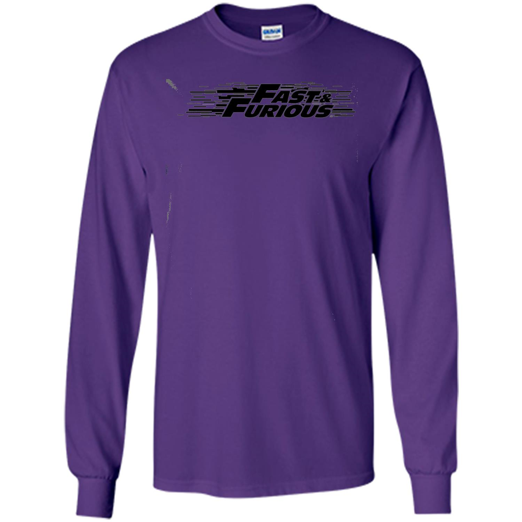 Movie T-shirt Fast And Furious Purple