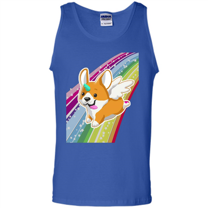 Rainbow Unicorg Corgi Lover T-shirt Royal