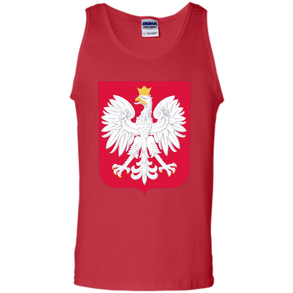 Polish Eagle T-shirt Polska Poland T-shirt Red