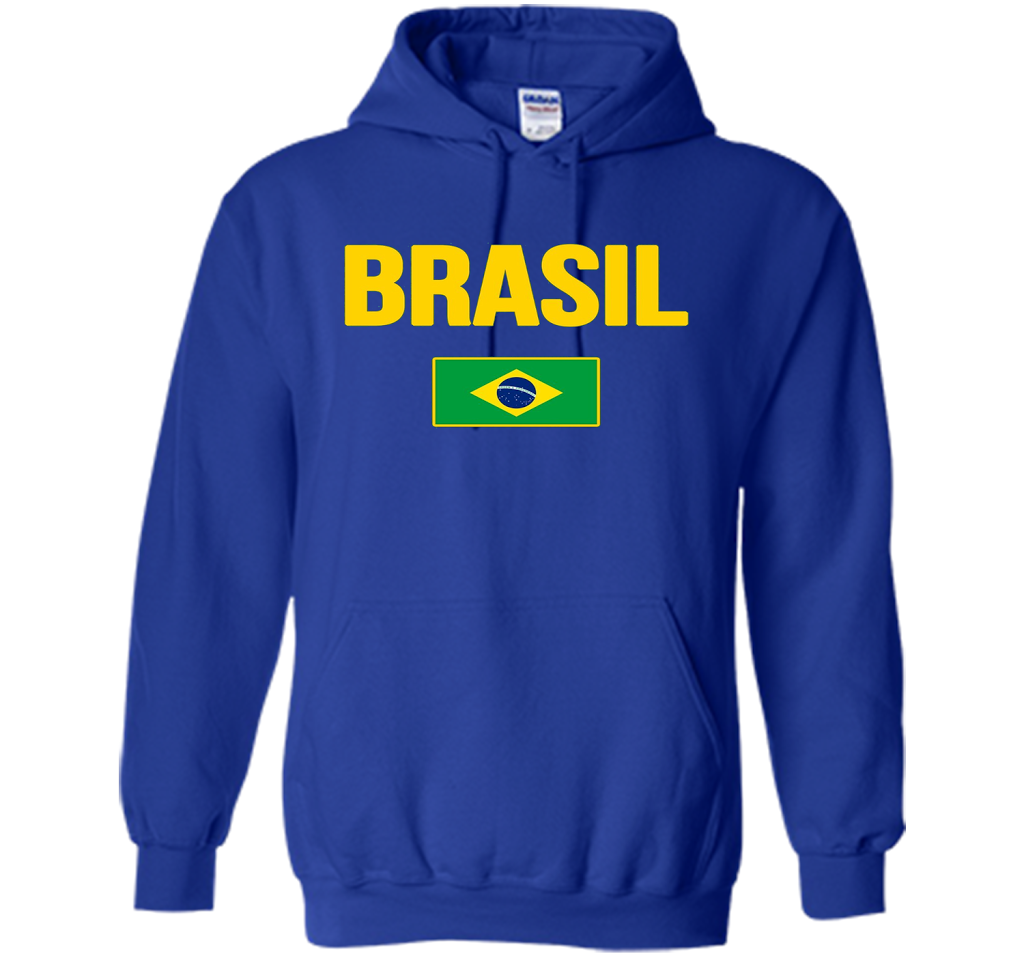 BRASIL T-shirt Brazilian National Country Flag Tee Camiseta cool shirt Royal