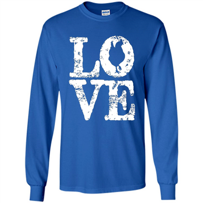 Chickens T-shirt I Love Chickens T-Shirt Royal