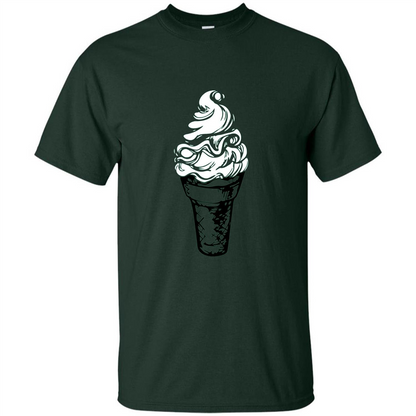 Ice Cream Day T-Shirts Ice Cream Lovers Forest Green