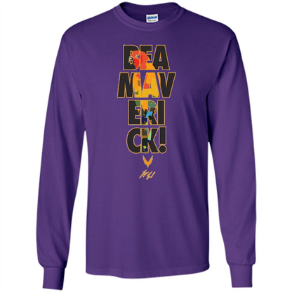 Be A Maverick T-shirt Purple