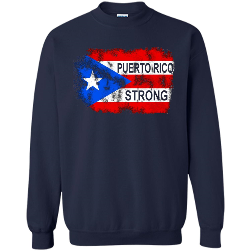 Puerto Rico Strong T-shirt Navy
