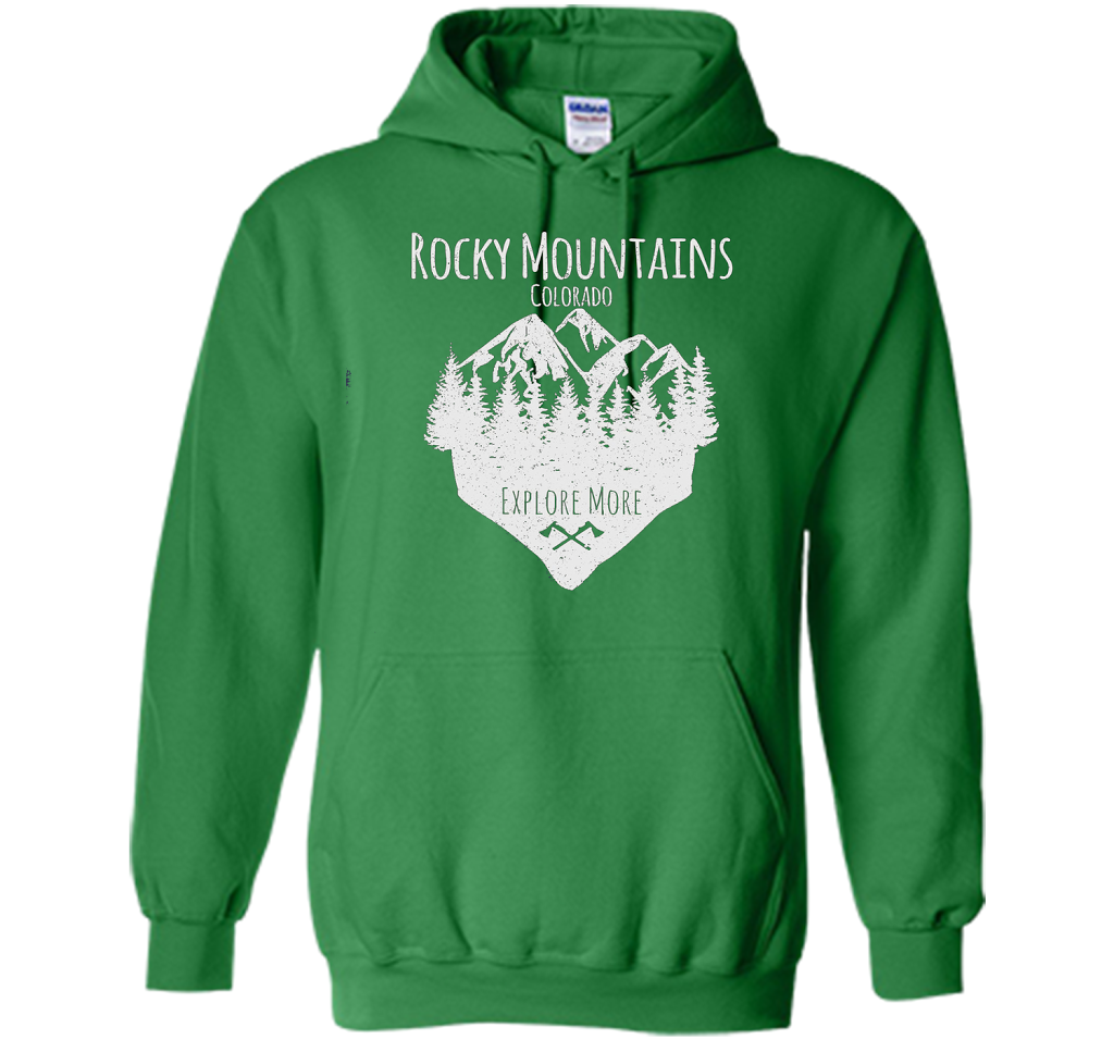 PREMIUM Rocky Mountains, Colorado - Souvenir T-Shirt t-shirt Irish Green
